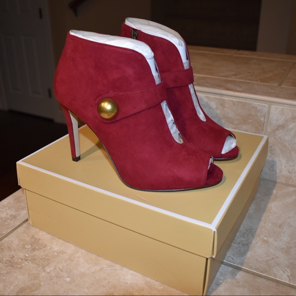 Michael Kors Shoes - Michael Kors Open Toe Suede